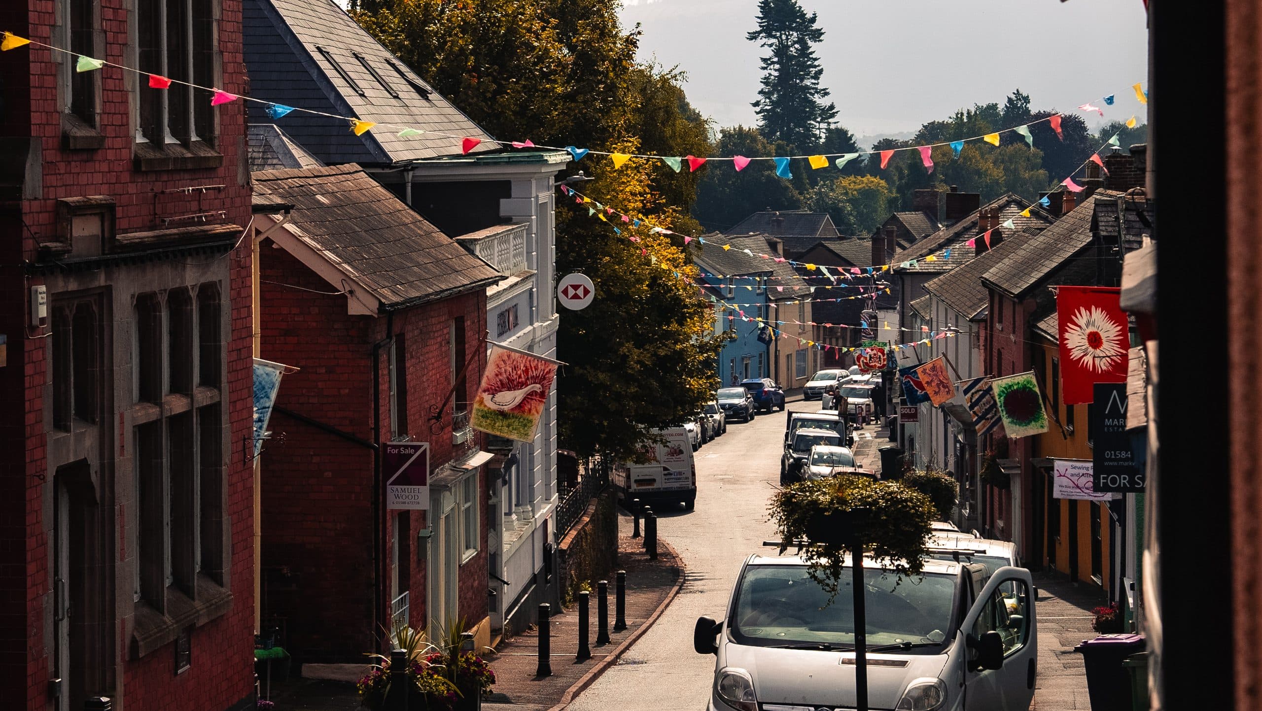 Bishops Castle town